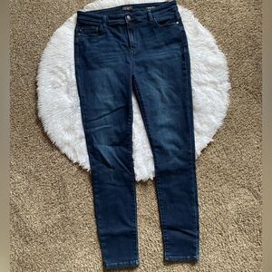 Judy Blue Skinny Fit Jeans Womens Size 32 Dark Blue